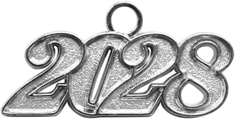 Endea Graduation Tassel Date Charm Silver Year - Image 1